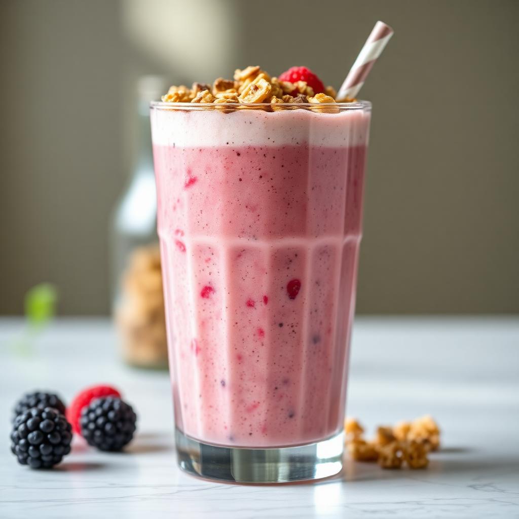 Granola Beeren Frühstück