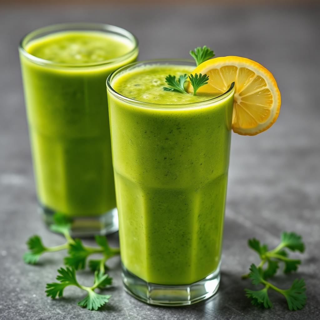 Petersilie Zitrone Detox
